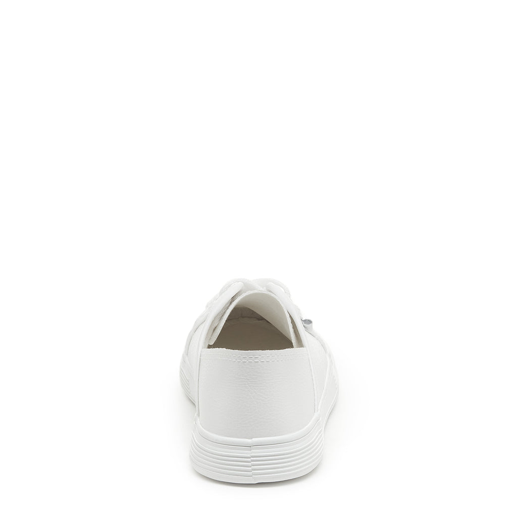 Heel view of the Zandra White sneaker