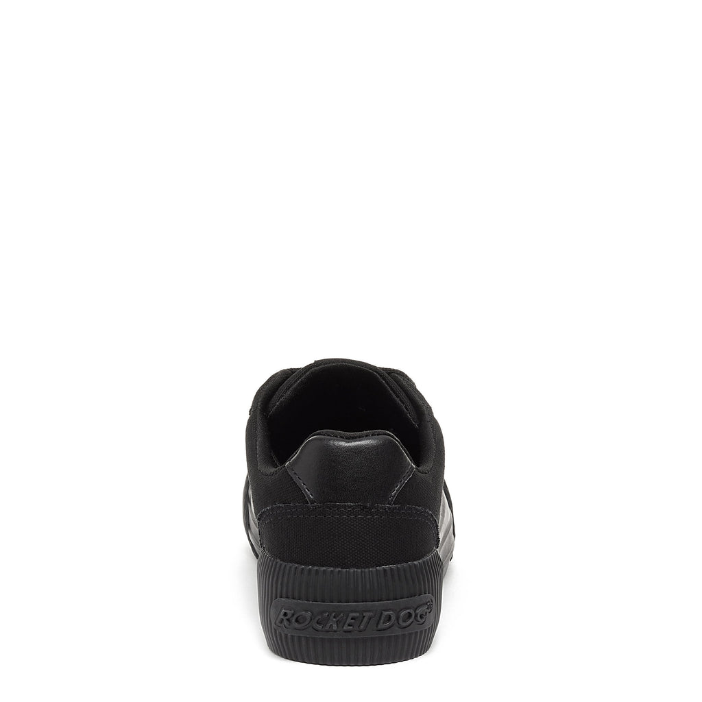 Rocket Dog Cheery women's black sneaker, playful slip-on