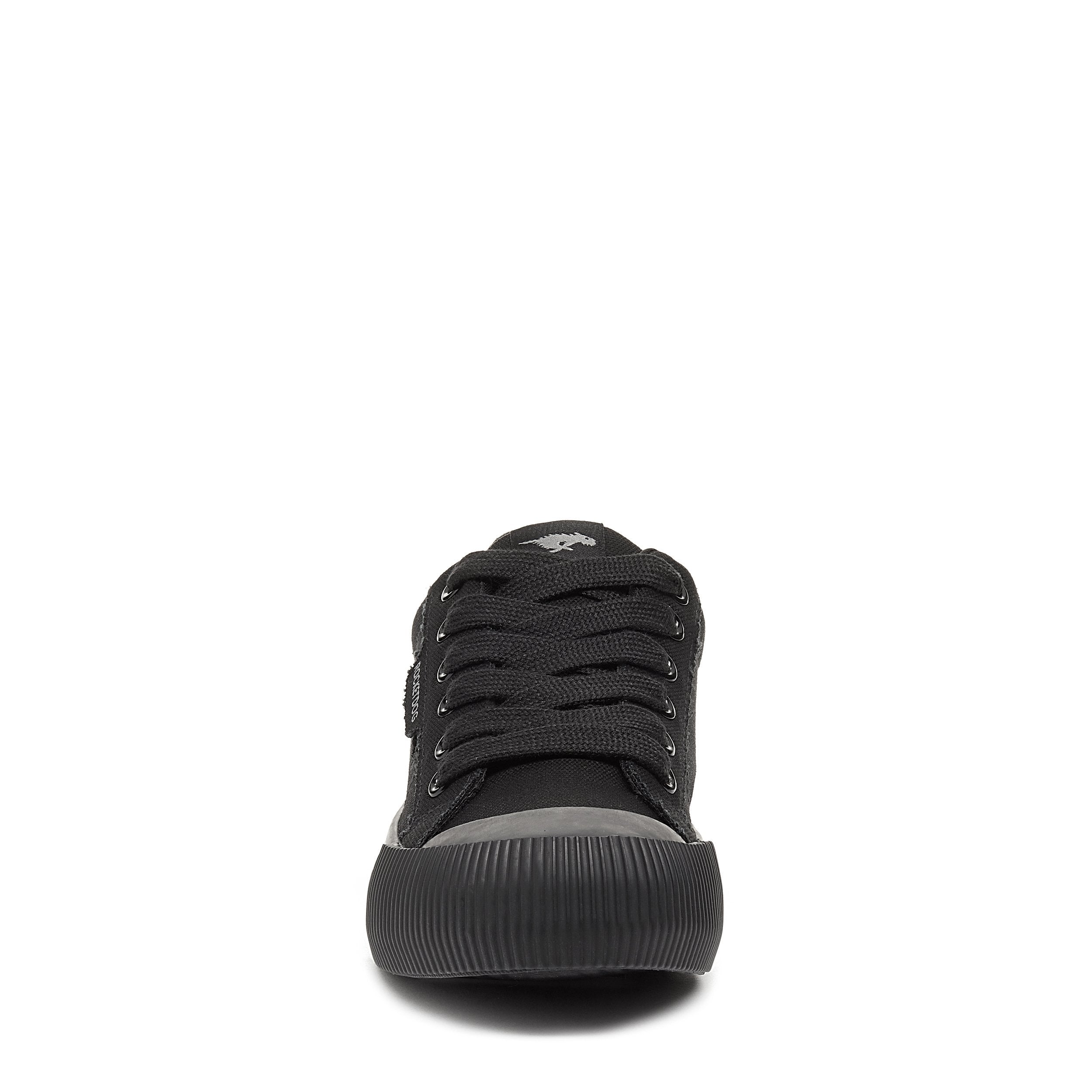 Black women's sneaker with Rocket Dog comfort, playful style
