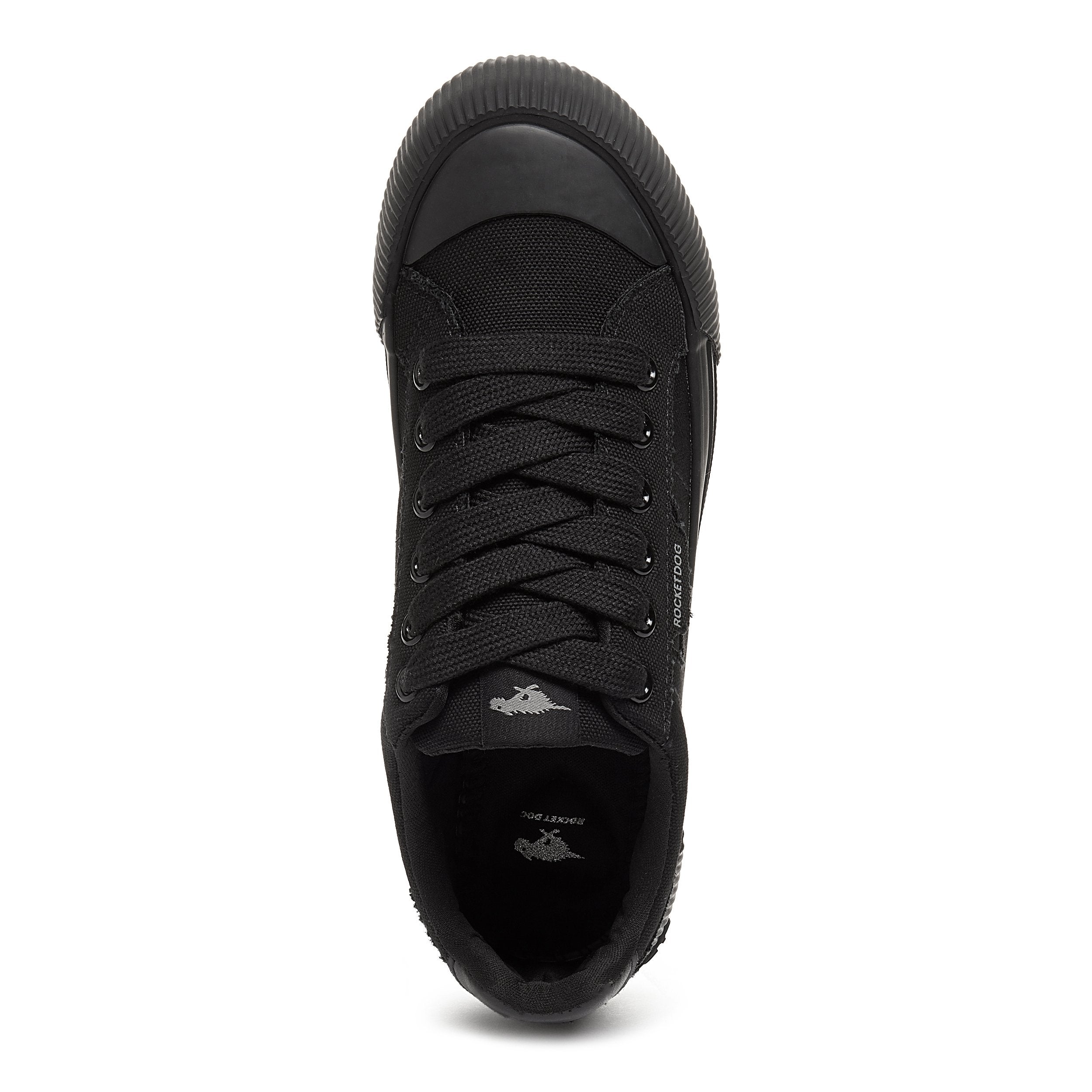 Rocket Dog Cheery black sneaker, playful women's footwear