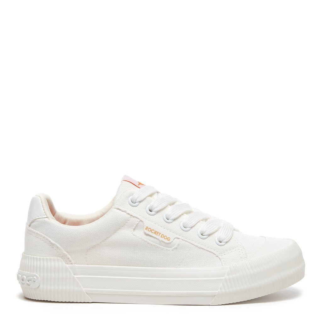 Rocket Dog Cheery white sneaker, women's playful shoe
