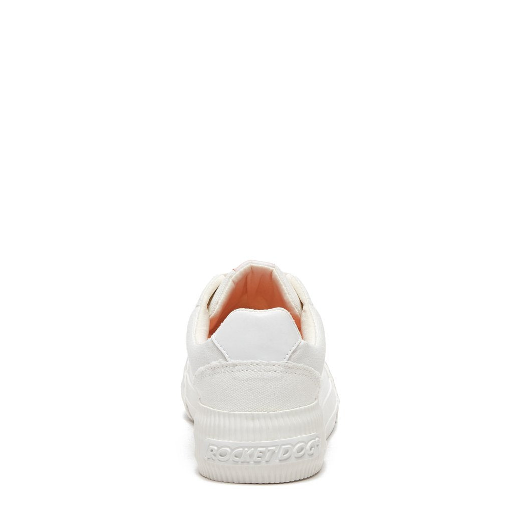 Cheery White Canvas Sneaker