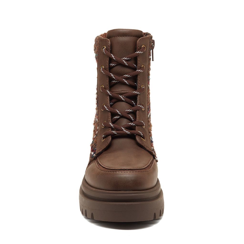 Brown women's boot with Rocket Dog comfort, everyday style