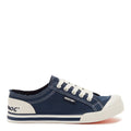 Rocket Dog Jazzin navy canvas sneaker, women's playful shoe