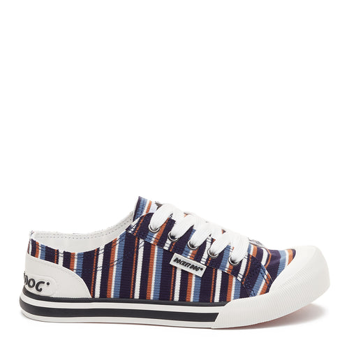 Jazzin Navy Stripe Sneaker