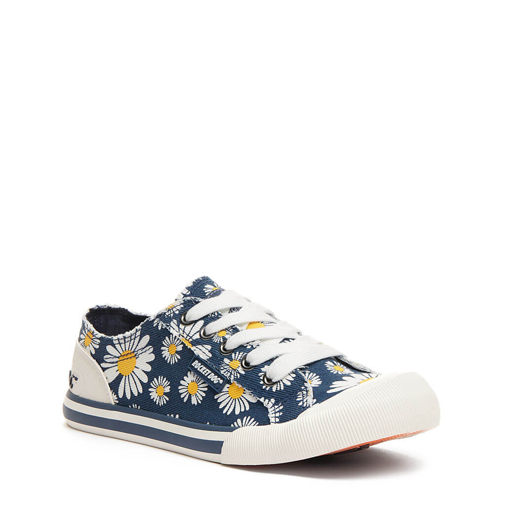 Women's navy sneaker, playful and comfortable – Rocket Dog Jazzin