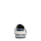 Navy sneaker with cushioned footbed, women's playful style – Rocket Dog Jazzin