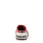 Rocket Dog Jazzin women's rainbow sneaker, playful slip-on