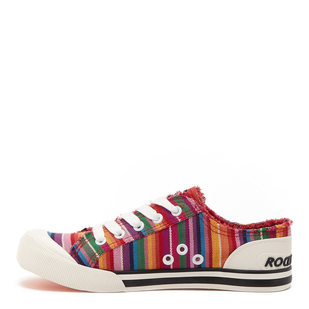 Women's playful rainbow sneaker, easy everyday wear – Rocket Dog Jazzin