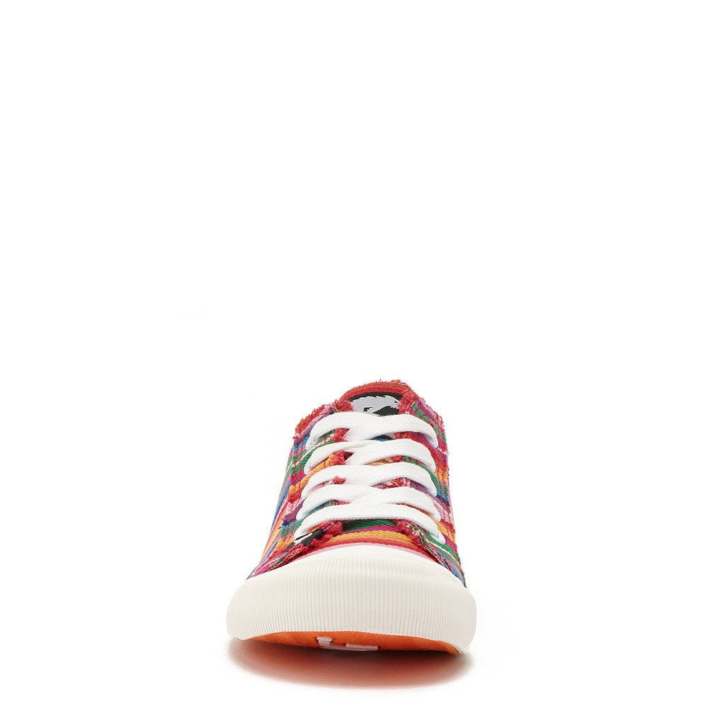 Rocket Dog Jazzin rainbow sneaker, playful women's footwear