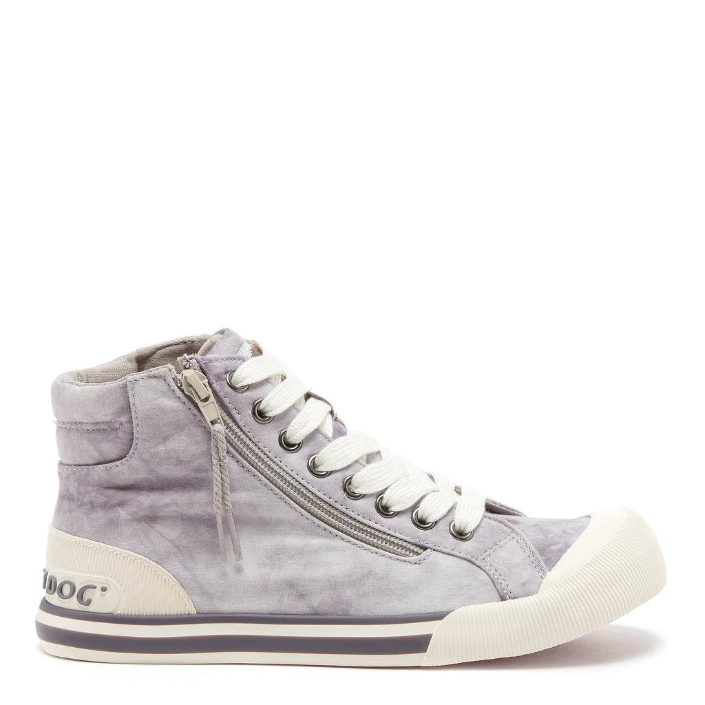 Rocket Dog Jazzin grey sneaker, women's playful shoe