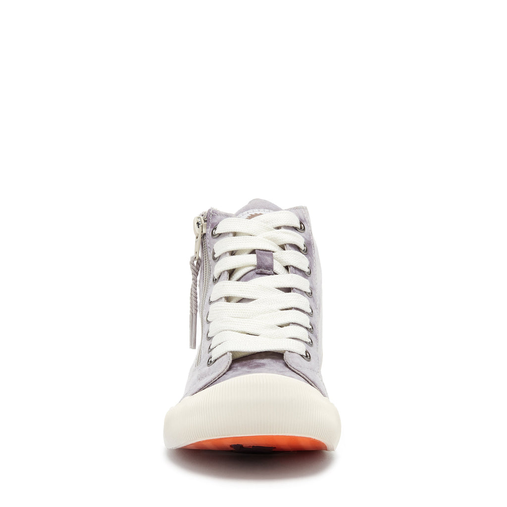 Grey women's sneaker with Rocket Dog comfort, playful style