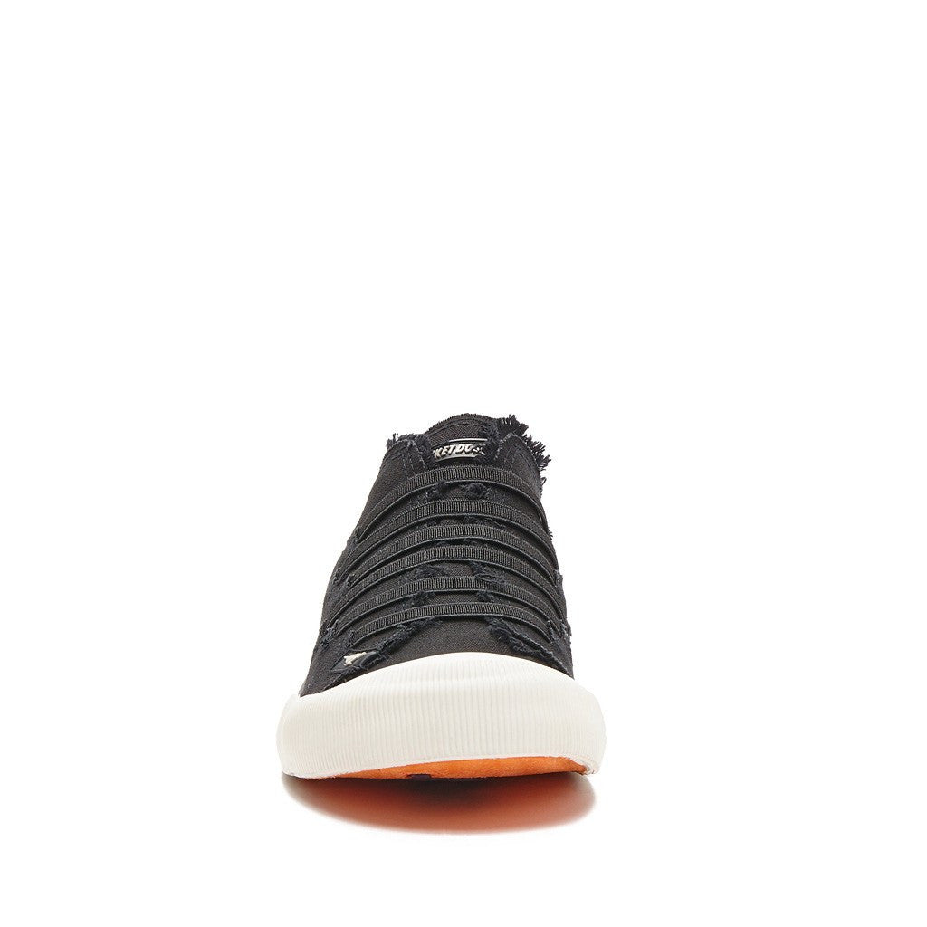 Joint Black Canvas Sneaker
