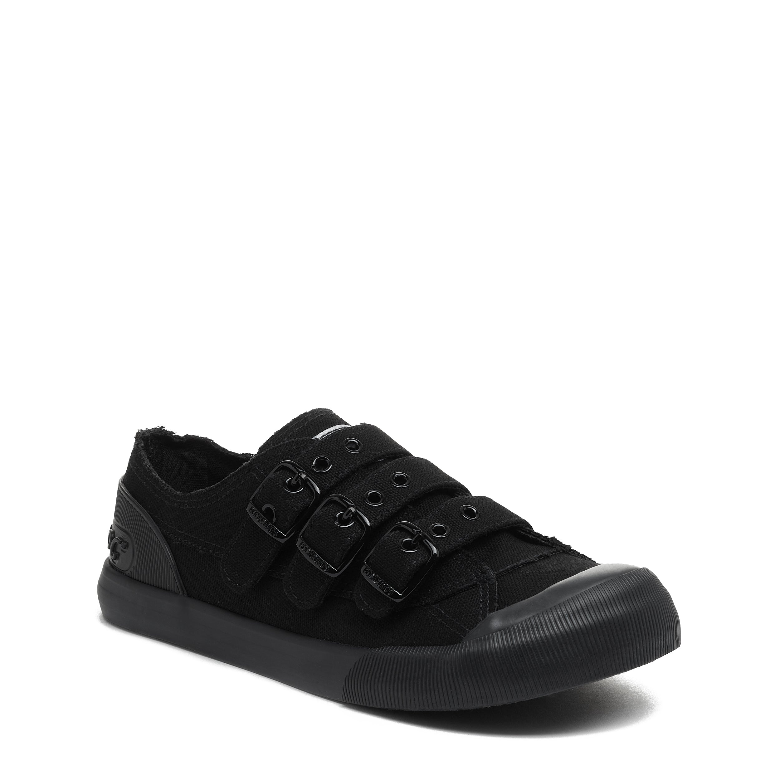 Black sneaker with cushioned footbed, women's playful style – Rocket Dog Jolissa