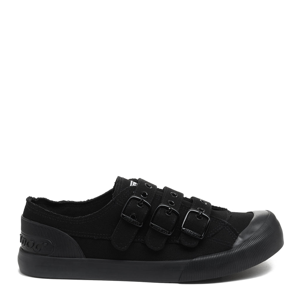 Rocket Dog Jolissa black sneaker, women's playful shoe
