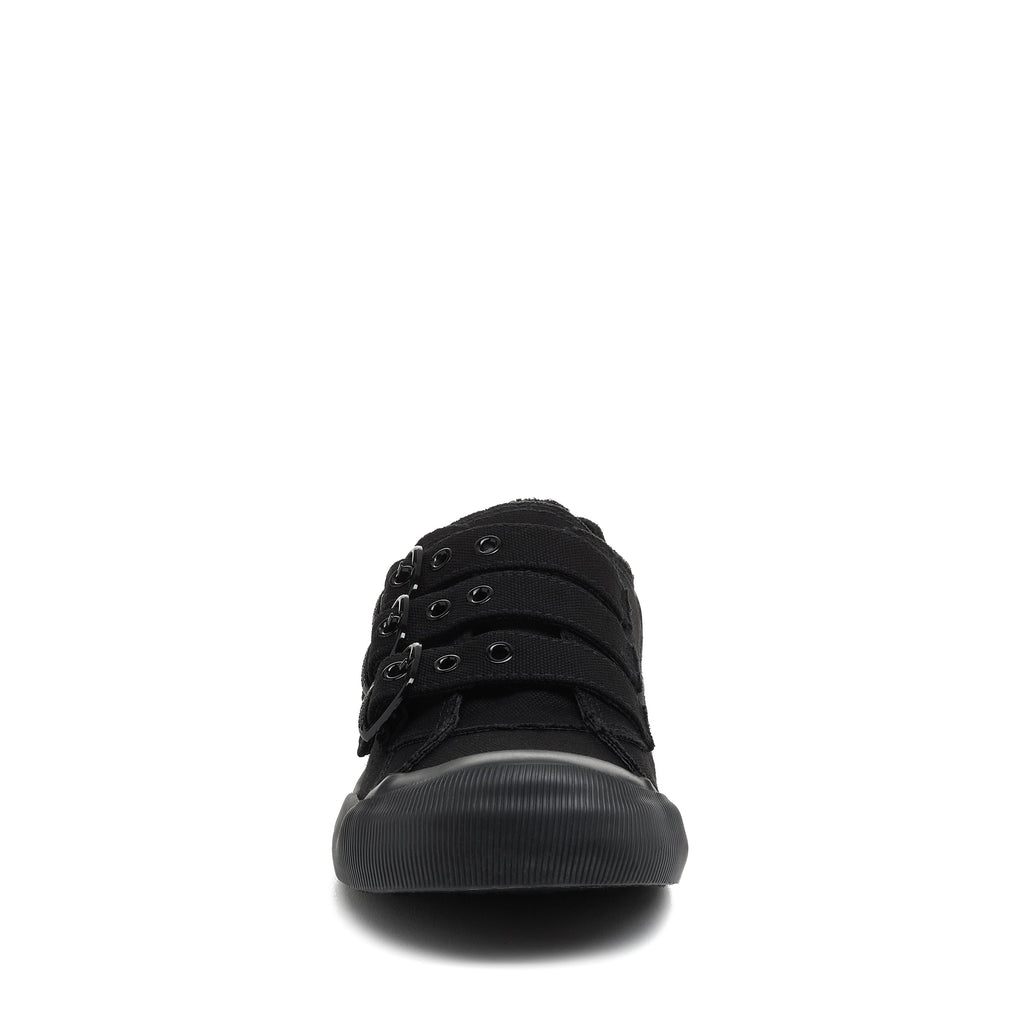 Black women's sneaker with Rocket Dog comfort, playful style