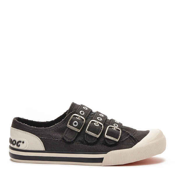 Rocket Dog Jolissa black ranger sneaker, women's playful shoe