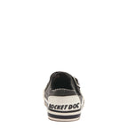 Black ranger sneaker with cushioned footbed, women's playful style – Rocket Dog Jolissa