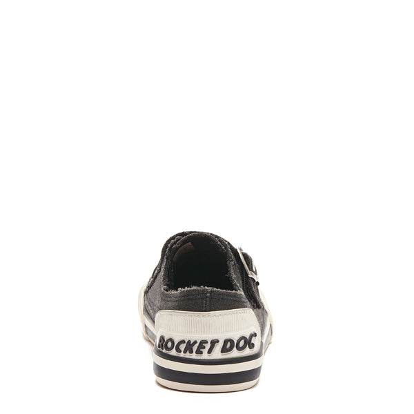 Black ranger sneaker with cushioned footbed, women's playful style – Rocket Dog Jolissa