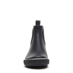 Rainbow Black Rain Bootie | Comfort detail | Women's rain boot | Rocket Dog