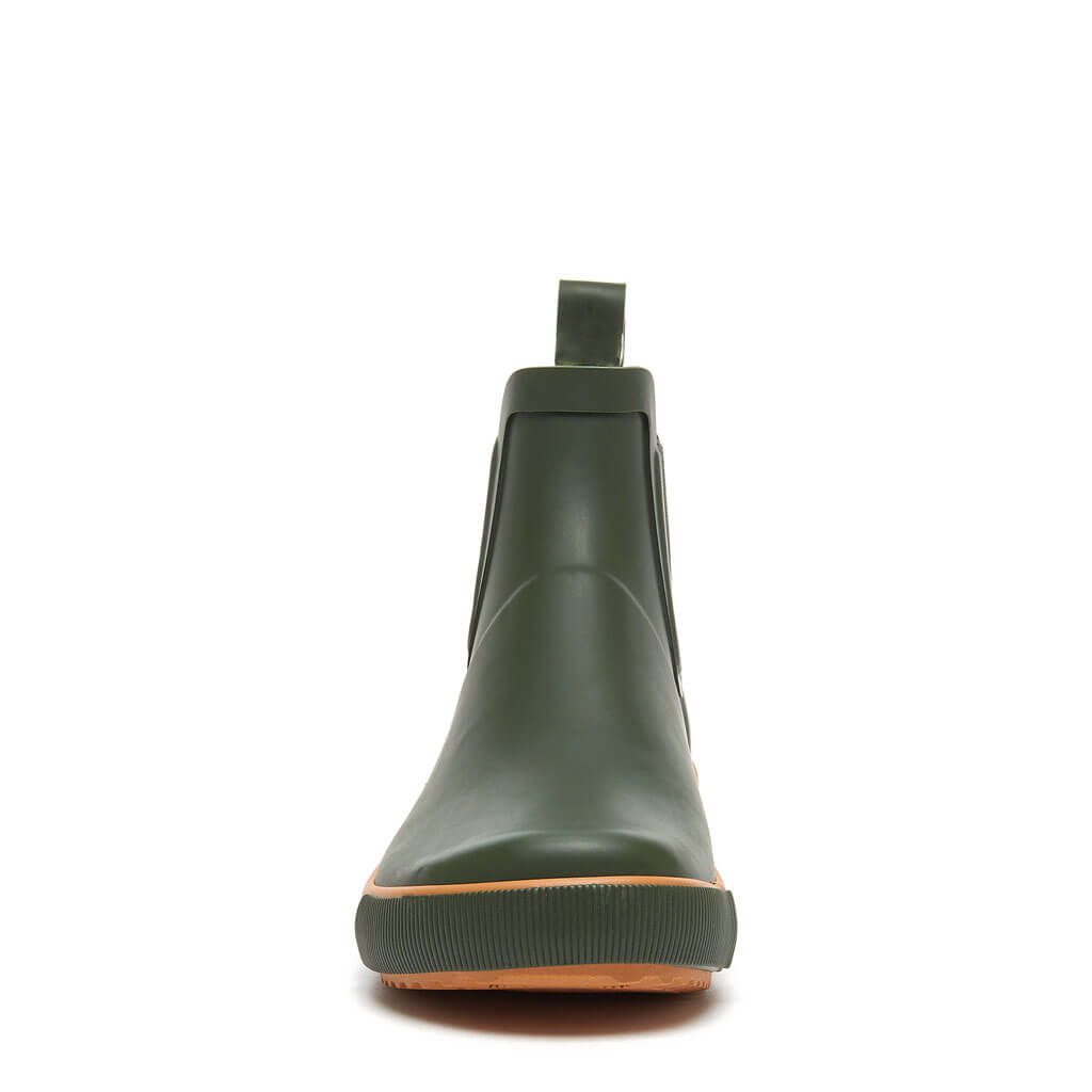 Green women's bootie with Rocket Dog comfort, casual style