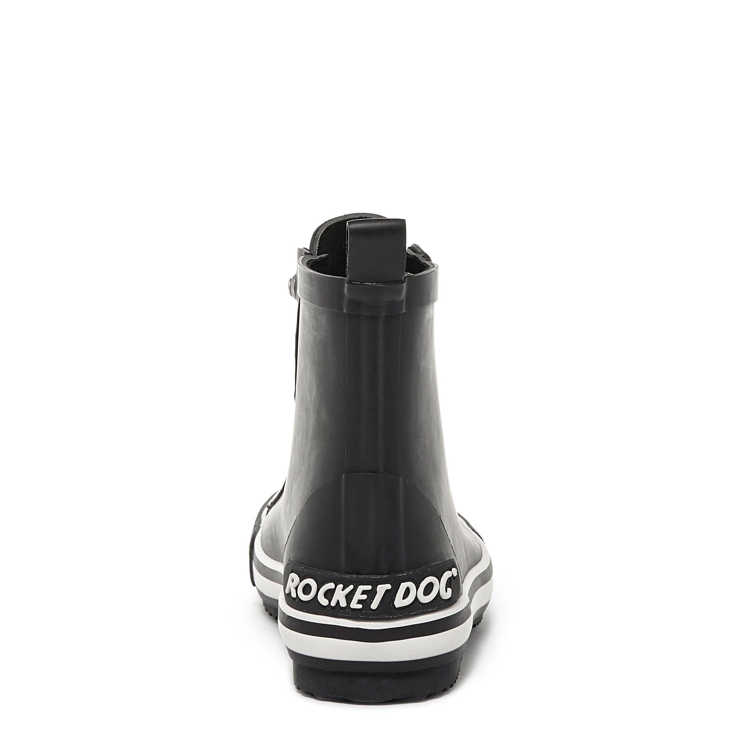 Black boot with cushioned footbed, women's everyday style – Rocket Dog Rainy