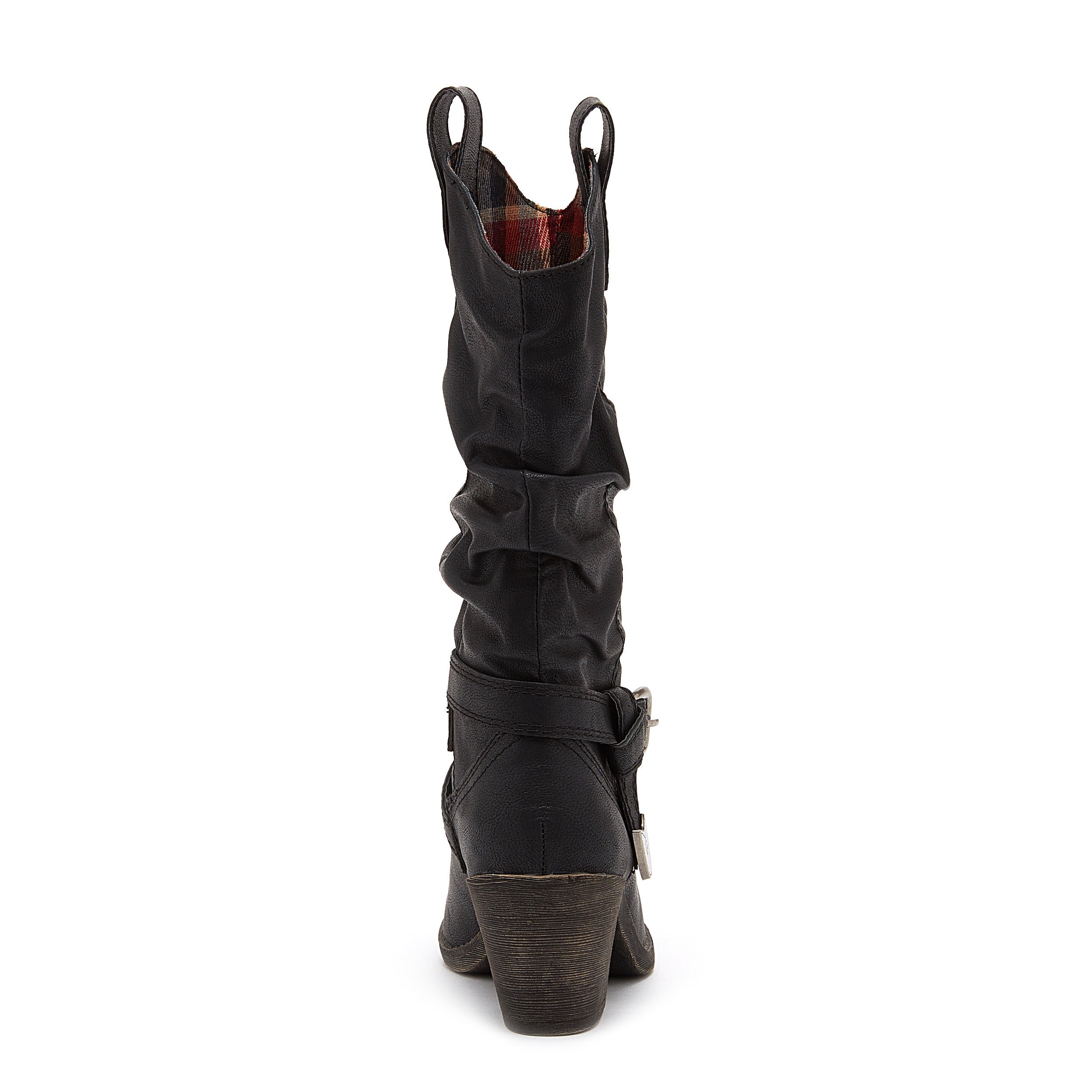 Rocket Dog Sidestep women's black western boot, everyday slip-on