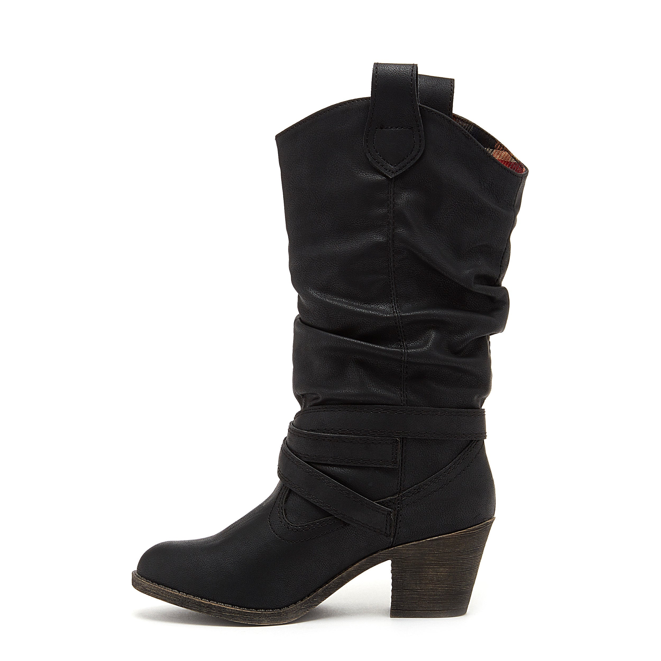Women's everyday black western boot, easy wear – Rocket Dog Sidestep