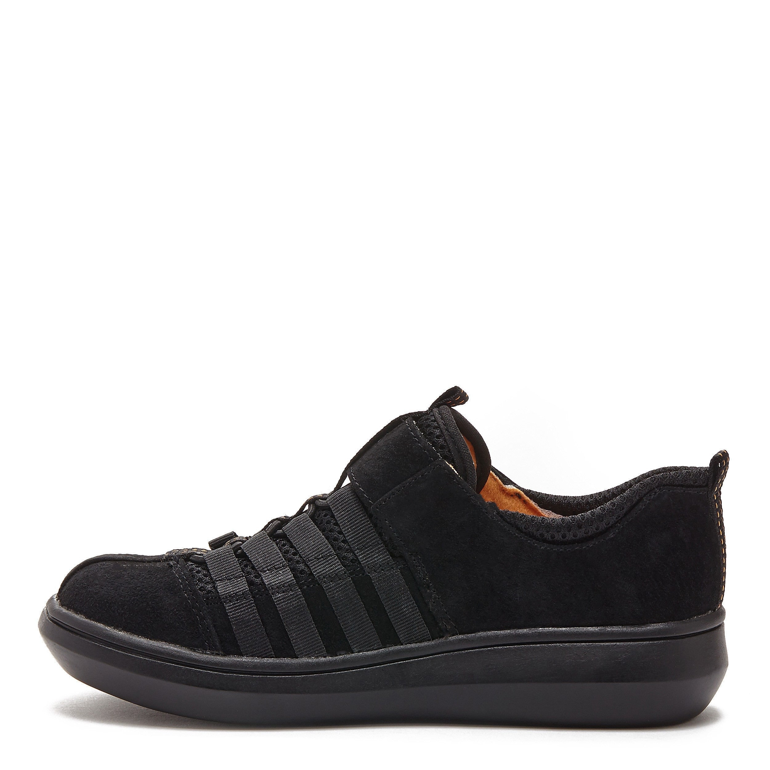 Rocket Dog Stoker women's black nubuck sneaker, playful slip-on