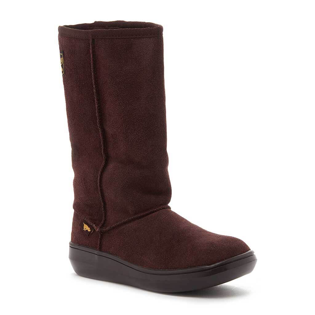 Sugar Daddy Chocolate Boot | Suede women's boot