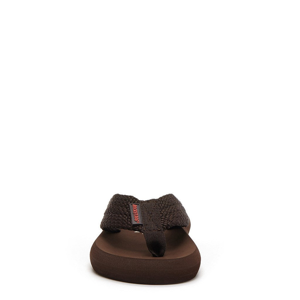 Women's casual brown flip flop, easy everyday wear – Rocket Dog Sunset