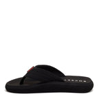 Women's casual black webbing flip flop, easy everyday wear – Rocket Dog Sunset