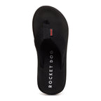 Rocket Dog Sunset black webbing flip flop, casual women's footwear