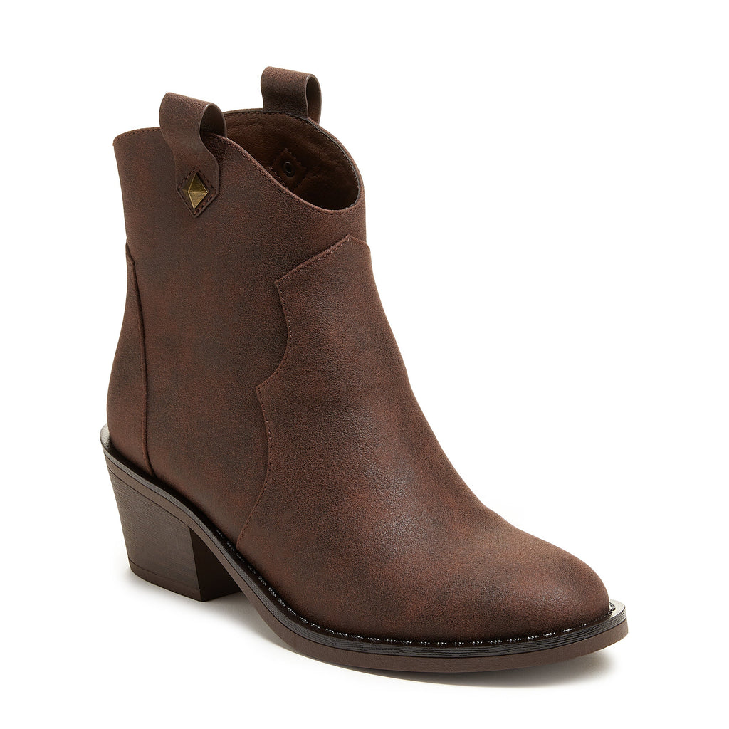 Women's brown western boot, everyday and comfortable – Rocket Dog Yolanda