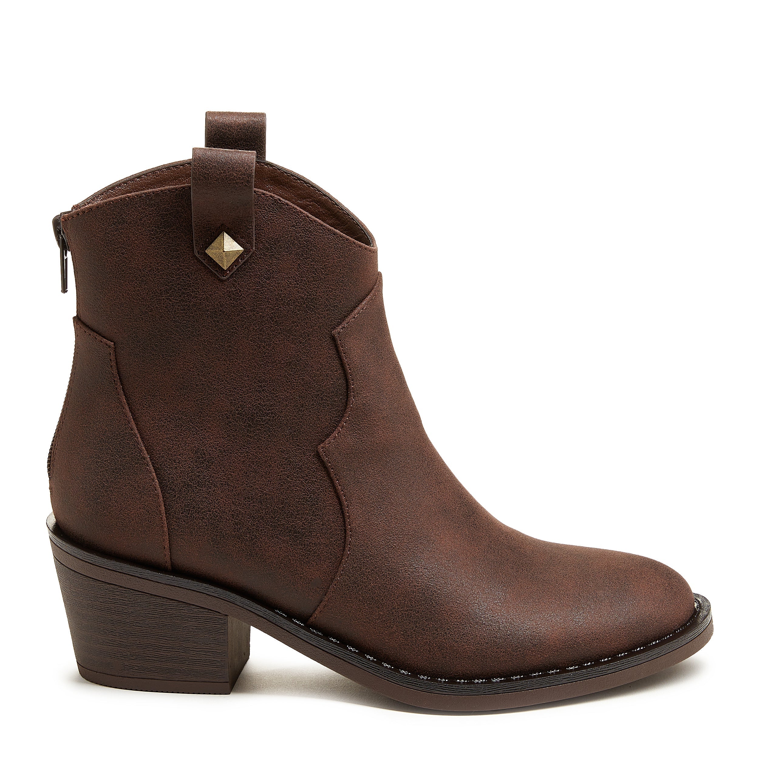 Rocket Dog Yolanda brown western boot, women's everyday shoe