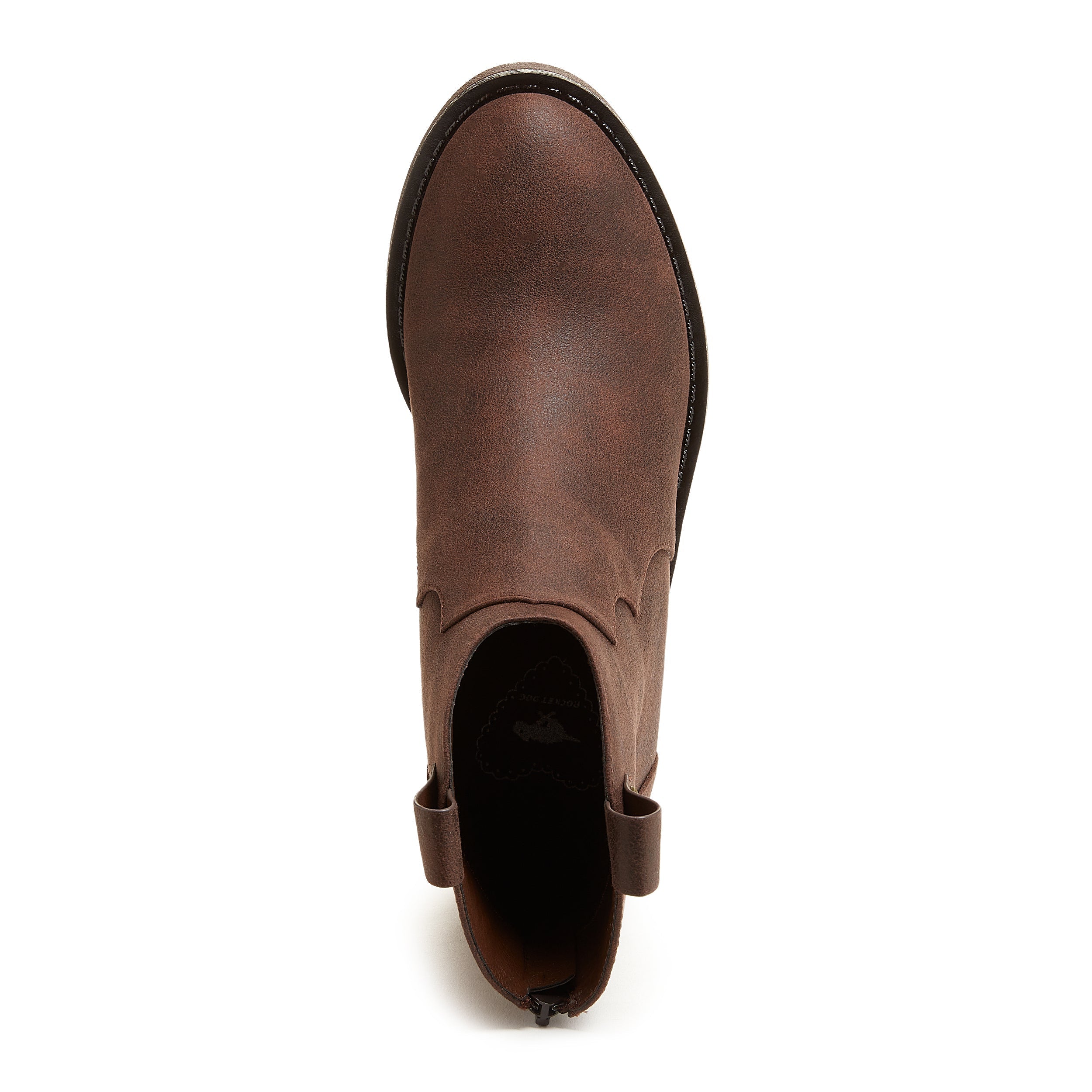 Brown women's western boot with Rocket Dog comfort, everyday style